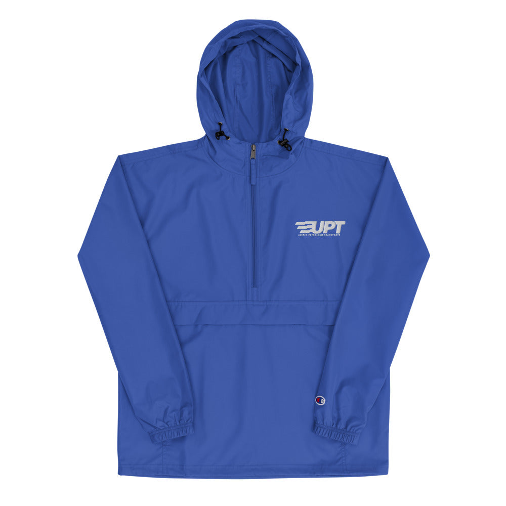 UPT Embroidered Champion Packable Jacket — Royal Blue