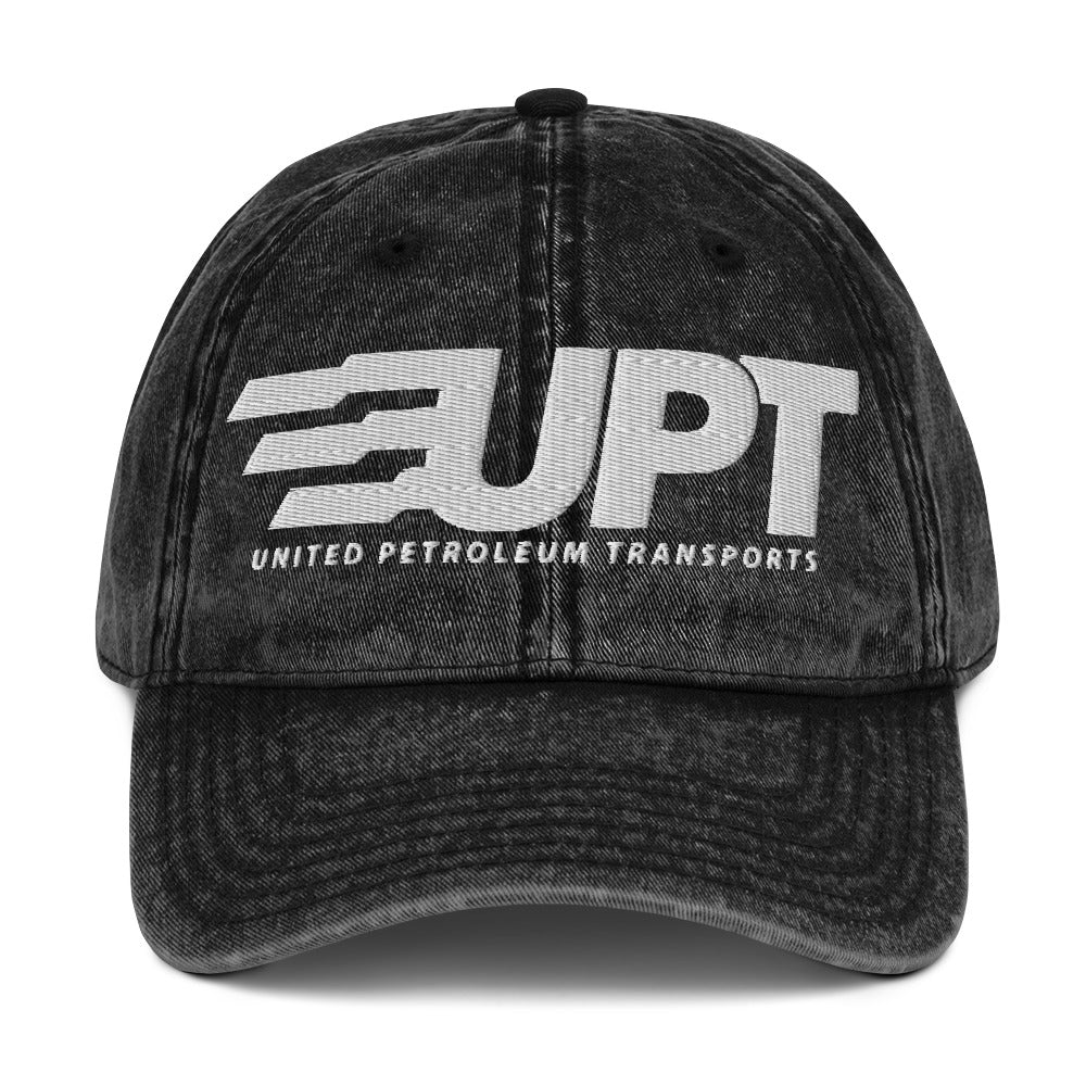 UPT Vintage Cotton Twill Cap — Black front