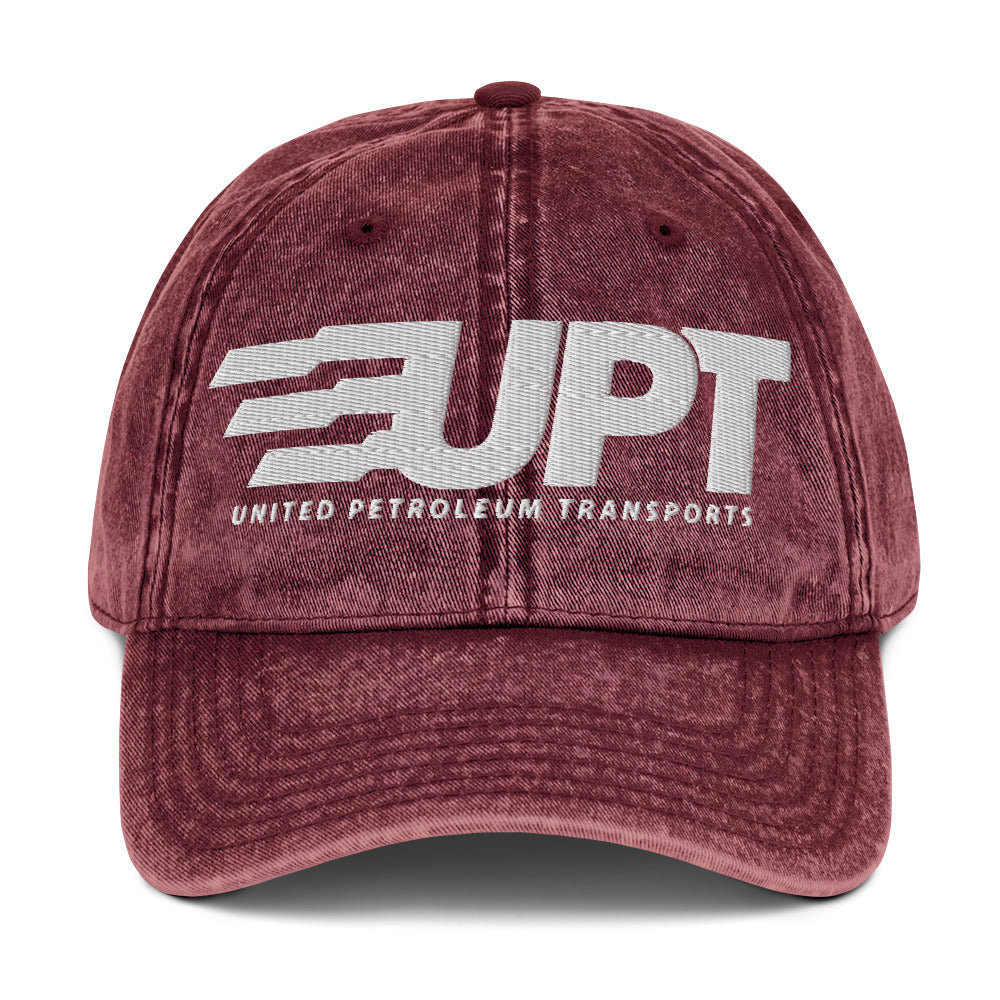 UPT Vintage Cotton Twill Cap — Maroon front