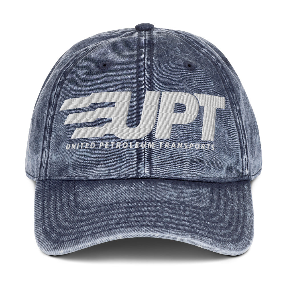 UPT Vintage Cotton Twill Cap — Navy front