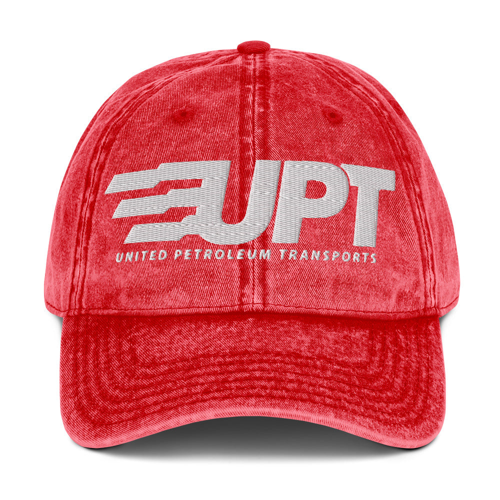 UPT Vintage Cotton Twill Cap — Red front